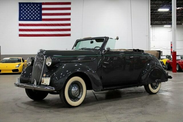 1937 plymouth convertible 1 gray convertible 201.3 i6 manual