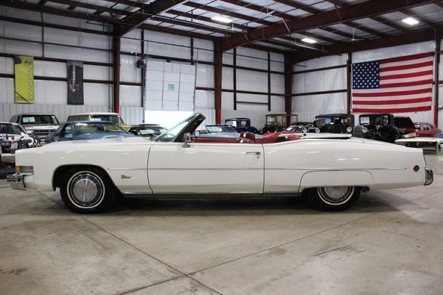 1973 cadillac eldorado 10062 miles white convertible 500 v8 automatic