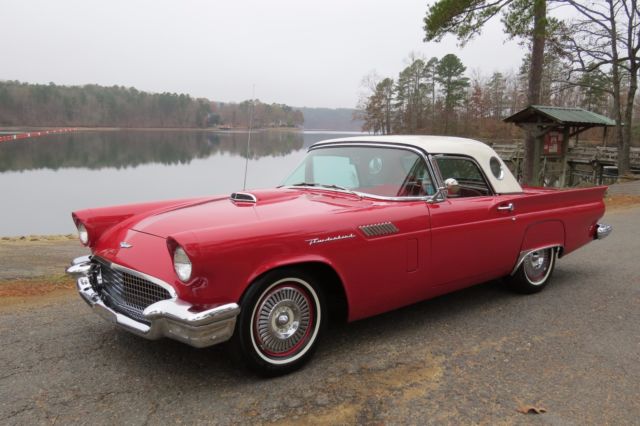 beautiful 1957 thunderbird frame off restoration