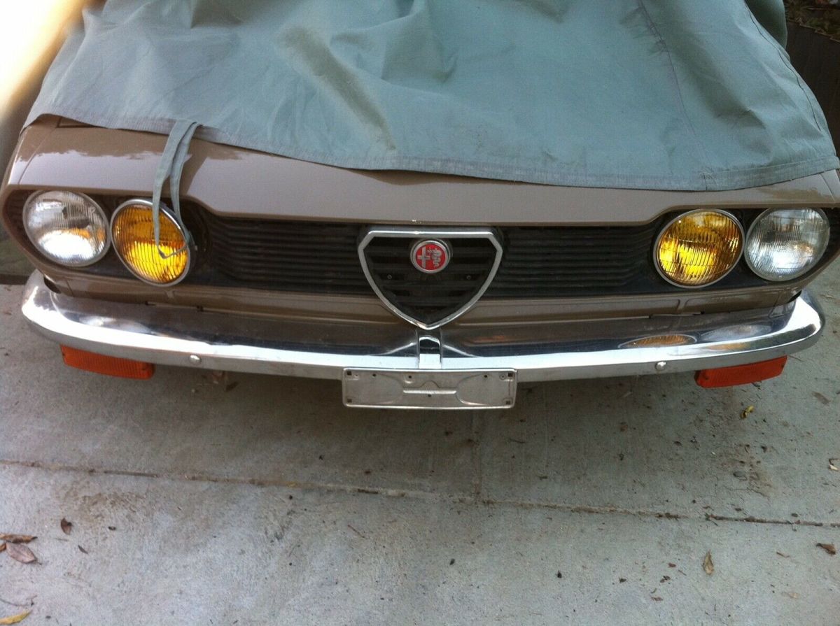 1979 alfa romeo alfetta gtv coupe brown rwd manual tan