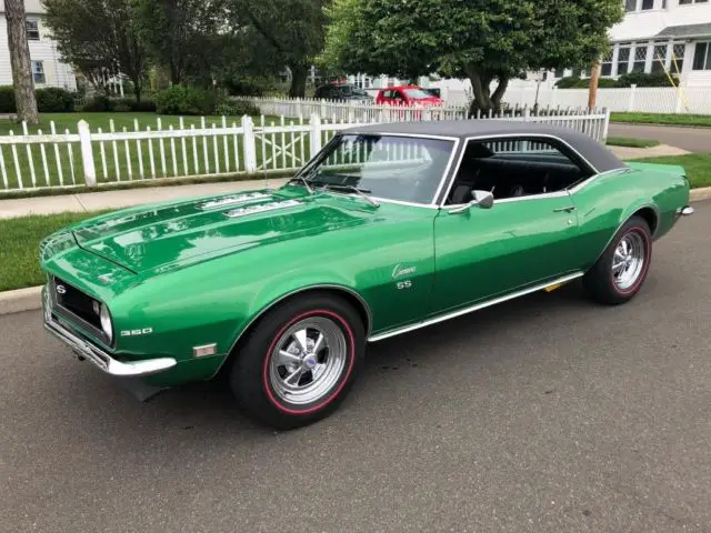 1968 chevrolet camaro ss trim v8 4/speed rally green !!!!