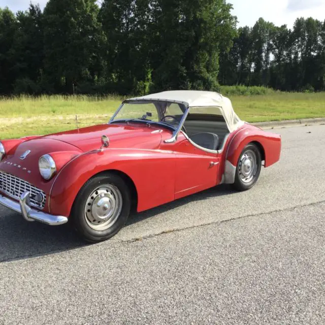 1959 triumph tr3 roadster british sports car low reserve