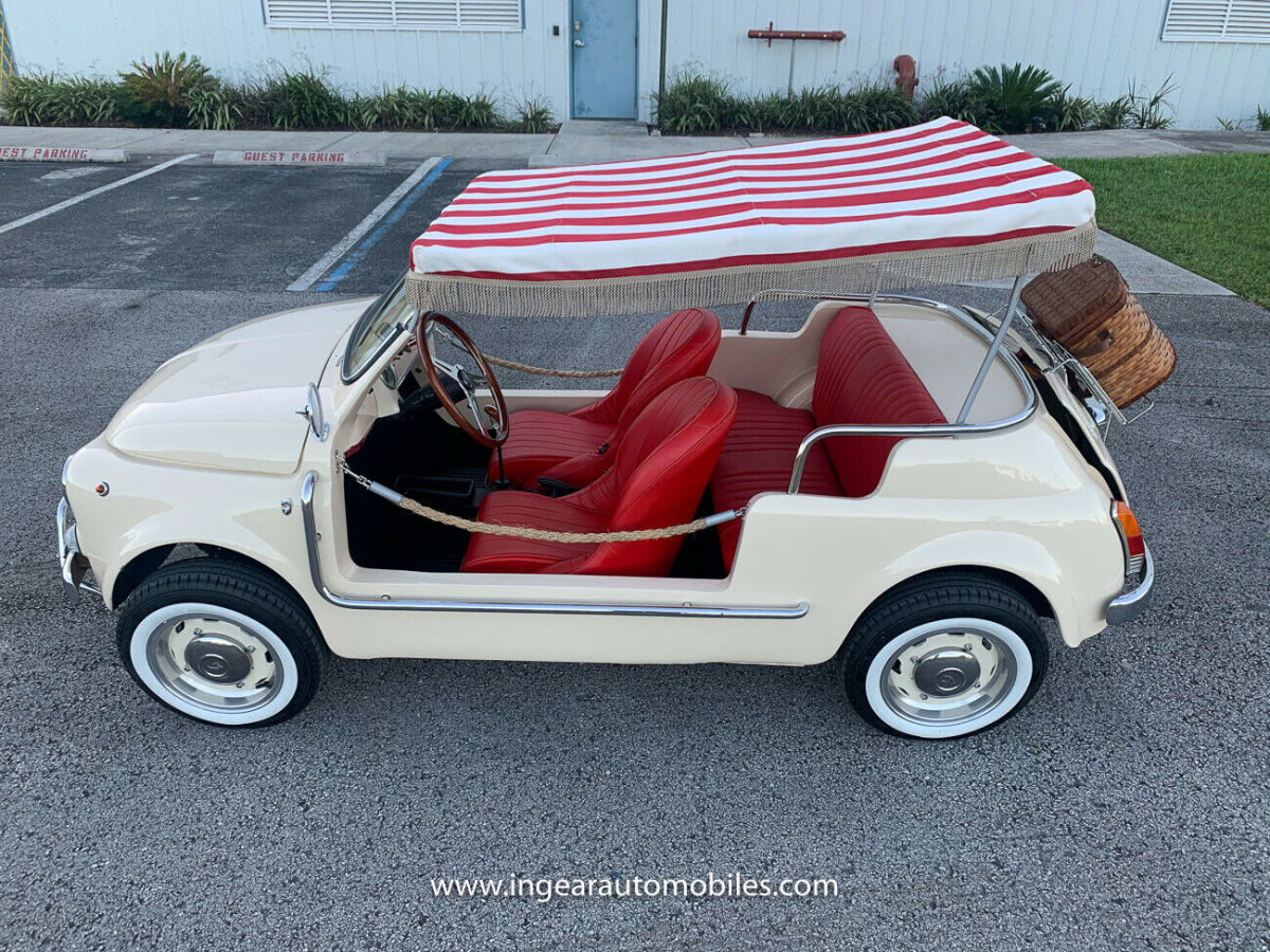 1968 fiat jolly 500 micro car! similar to austin mini mg mga 600 abarth ferrari