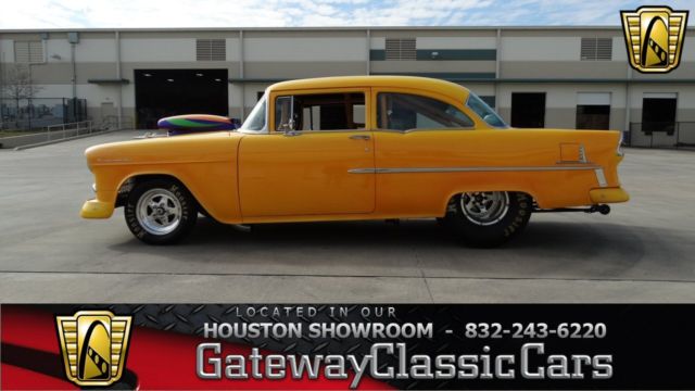 1955 chevrolet bel air 15 miles sunset pearl 2 door 546 c.i.d v8 reher morrison