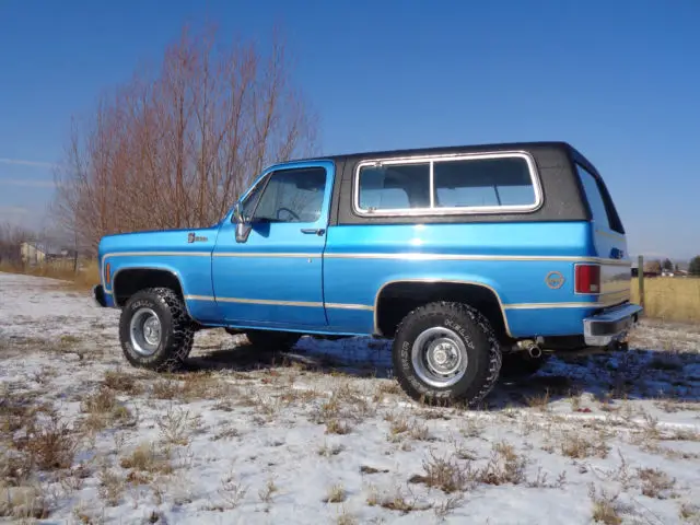 1977 chevy k5 blazer loaded cheyenne pampered dry western survivor barn find nr