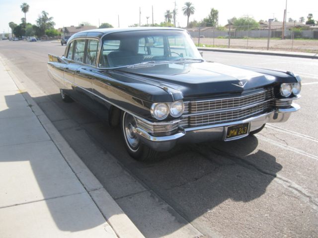 1963 cadillac series 75 fleetwood dual air conditioning, power windows & vents
