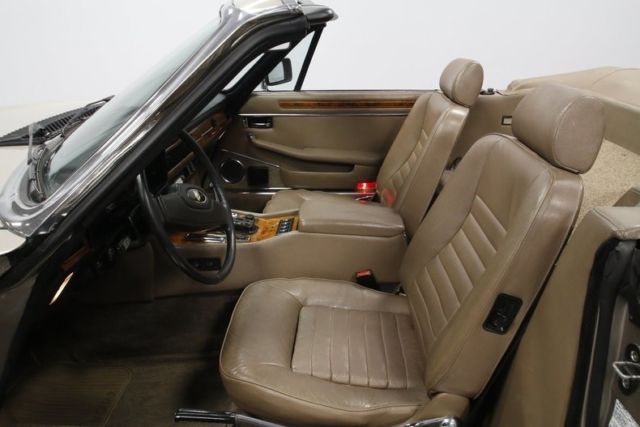 1988 jaguar xjs v12 79780 miles gold convertible 5.3 liter v12 4 speed automatic