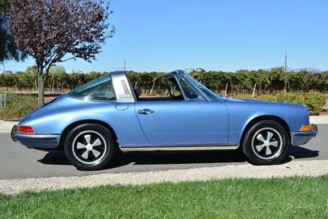 garaged 1972 gemini blue 911t targa 84,521 oriig miles superb orig interior