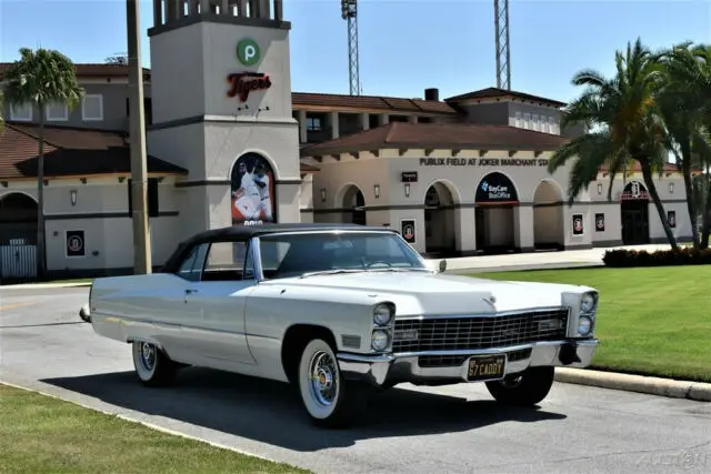stunning 1967 cadillac deville convertible 429hp auto power steering & brakes