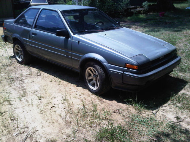 1987 toyota corolla gts twin cam, fuel injected, lsd, rear wheel drive, no mods