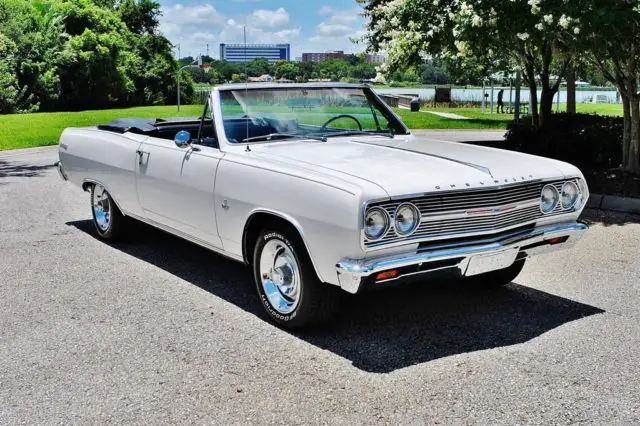 1965 chevrolet malibu ss convertible real deal 138 code ss 283 v8 ps pb rare!