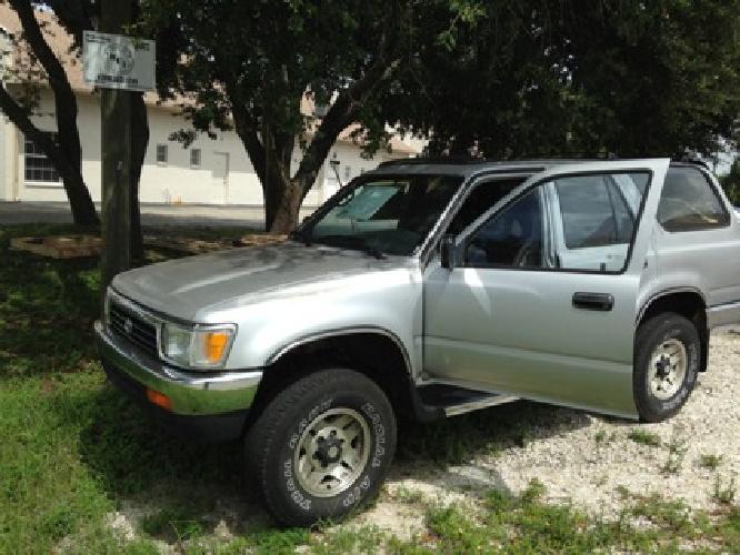 obo 1992 toyota 4runner 4x4 truck obo in punta gorda, fl