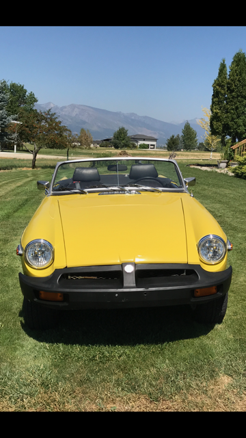 1980 mg mgb roadster
