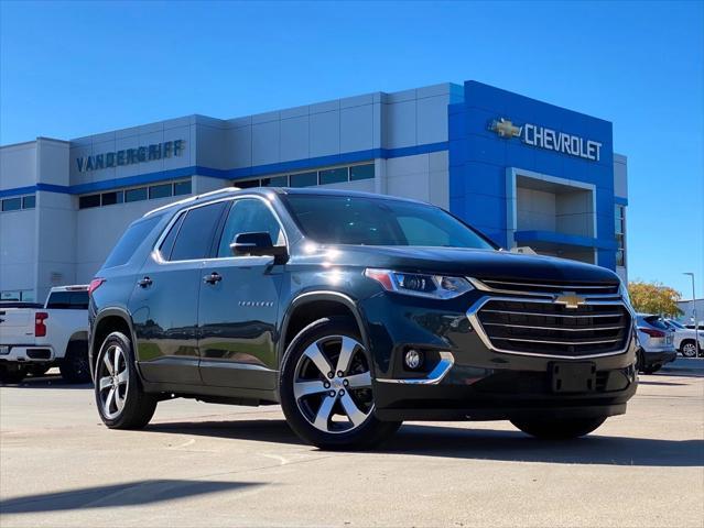 2021 chevrolet traverse lt leather