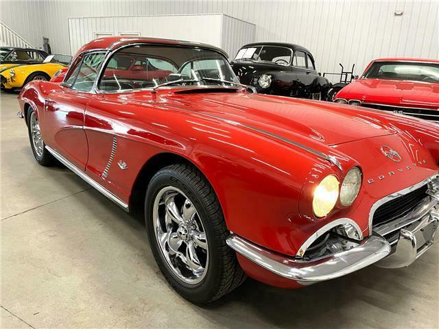 1962 chevrolet corvette convertible roman red 2257 miles