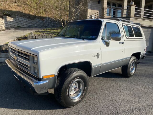 1987 chevrolet blazer suv white 4wd automatic k5