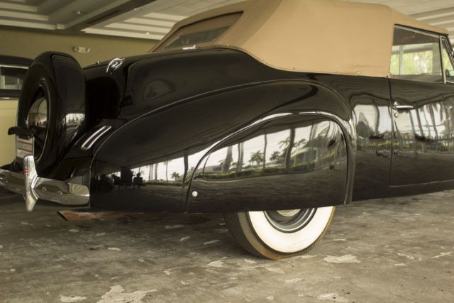 1940 lincoln continental convertible v-12 all original