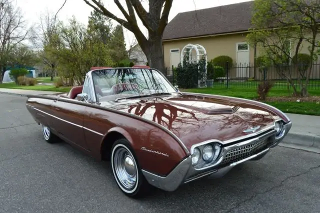 beautiful very rare pampered 1962 ford thunderbird convertible