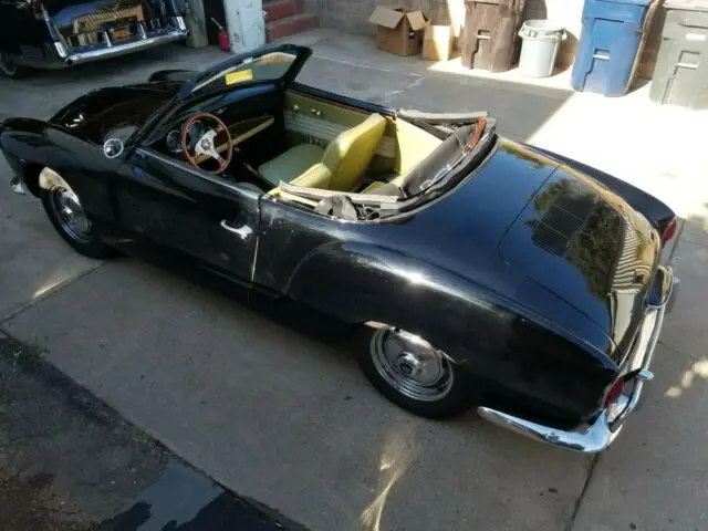 1962 vw ghia convertible new 1835cc dual carb 356 porsche speedster wheels