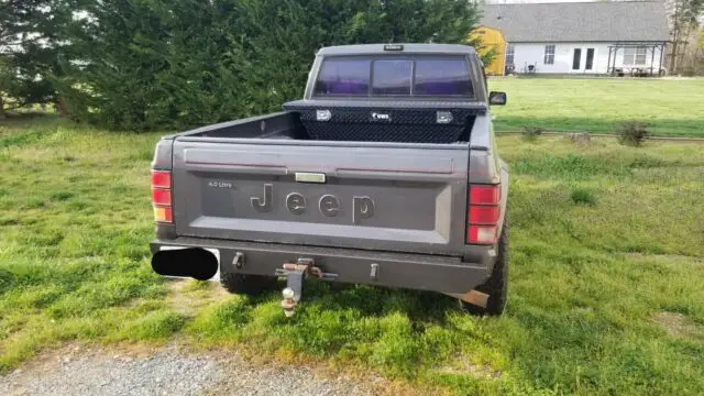 1987 jeep comanche pickup grey 4wd automatic laredo