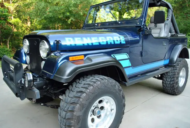 1984 jeep cj7 renegade * 4-speed * 1-piece axles * lots of extras * good cj7