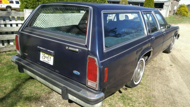 1984 crown victoria blue station wagon one owner low original miles clear title