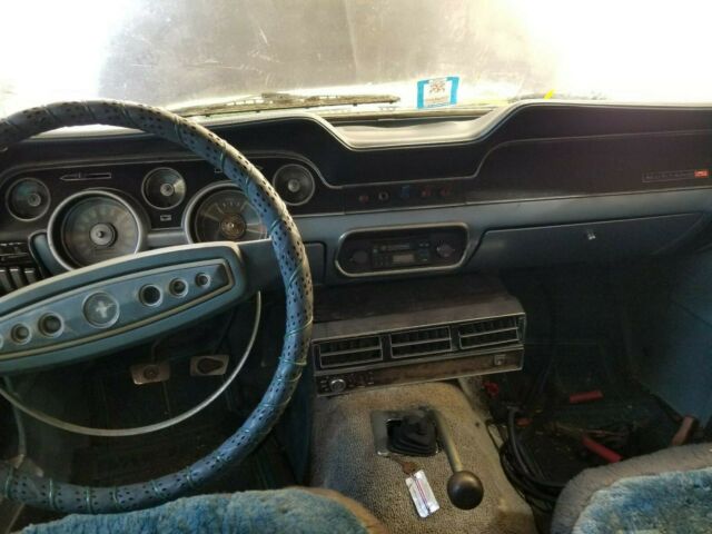 1968 ford mustang coupe (original motor straight 6 200 and 3 speed manual)
