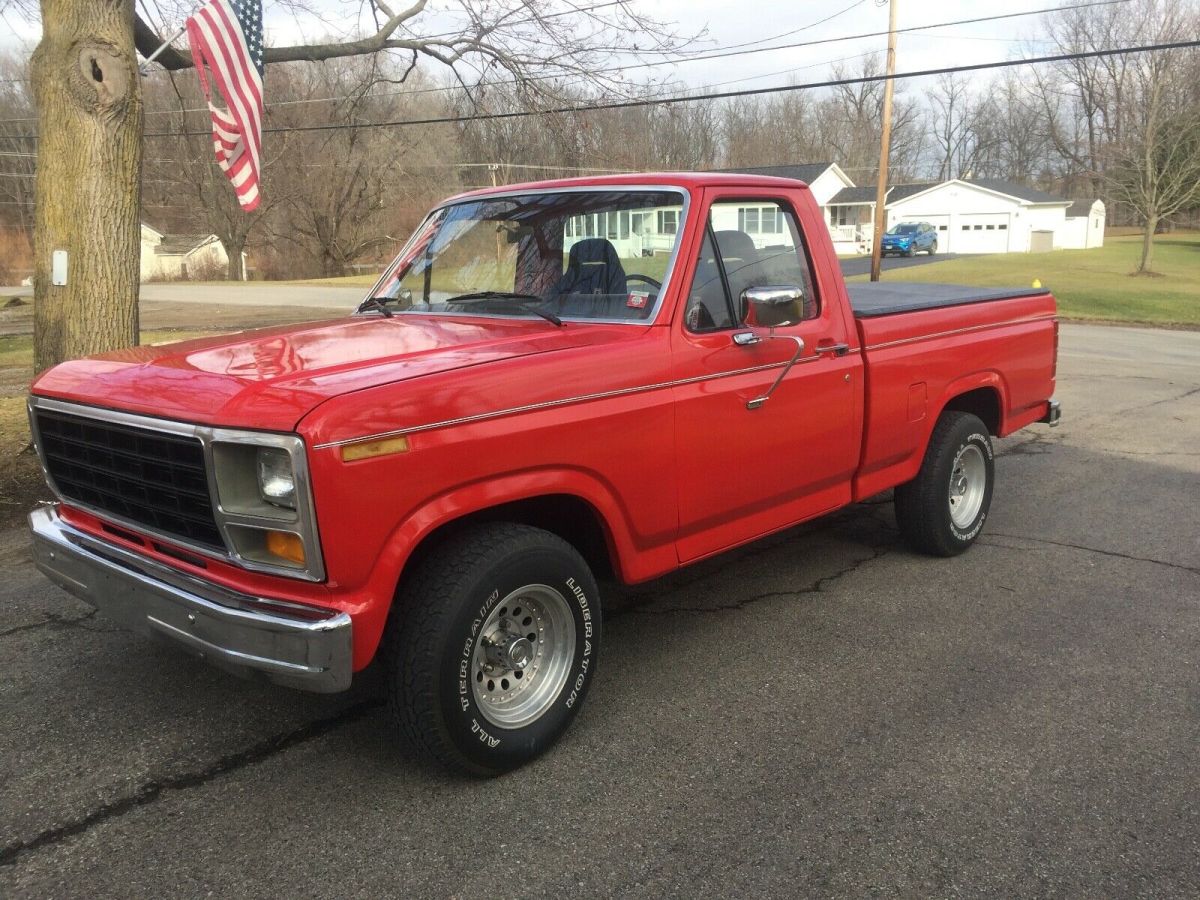 1981 ford pickup, 351w, c-6, auto, red short box,southern truck, no rust