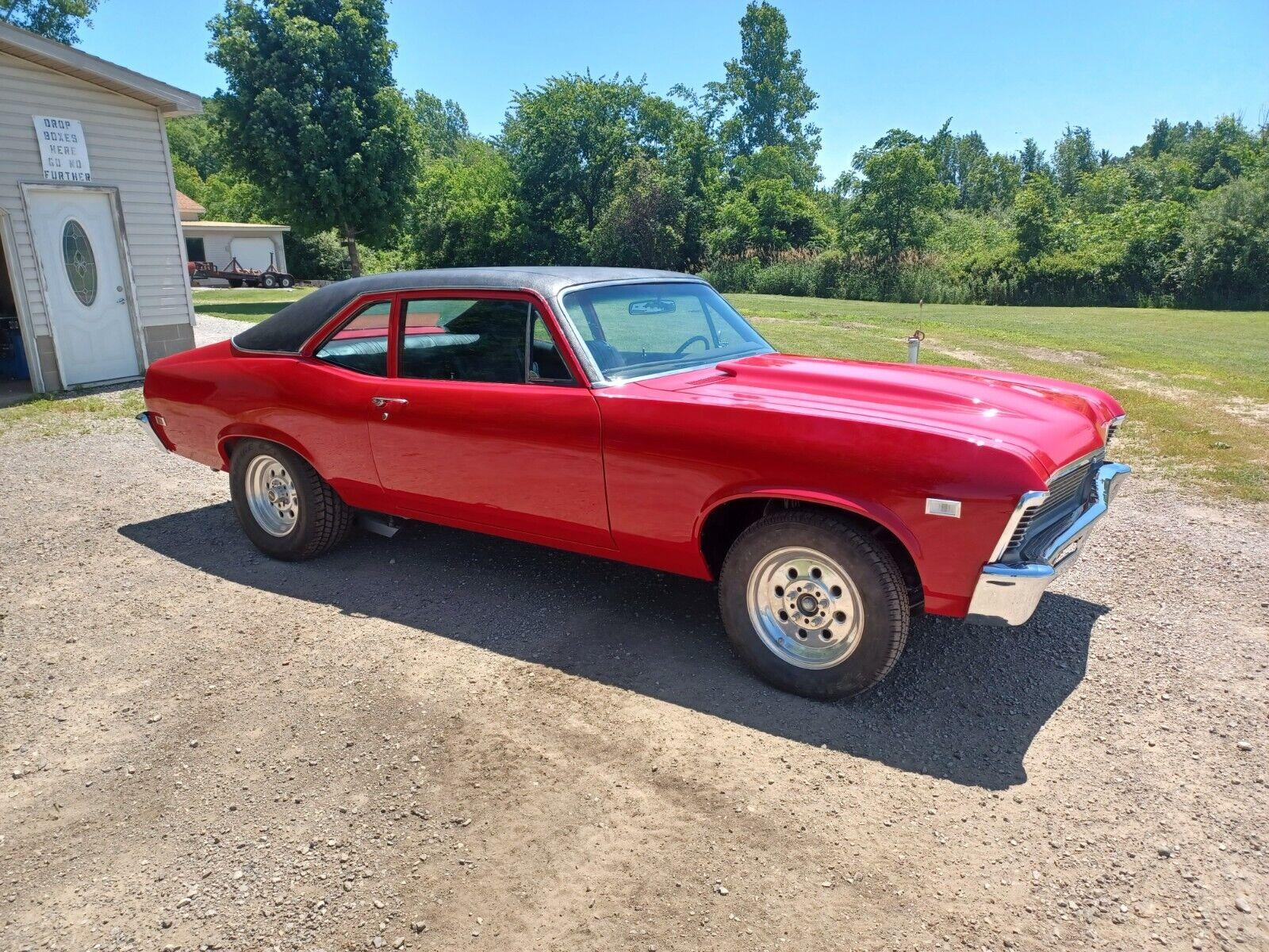 1969 chevrolet nova fresh 383ci red 2 years old paint