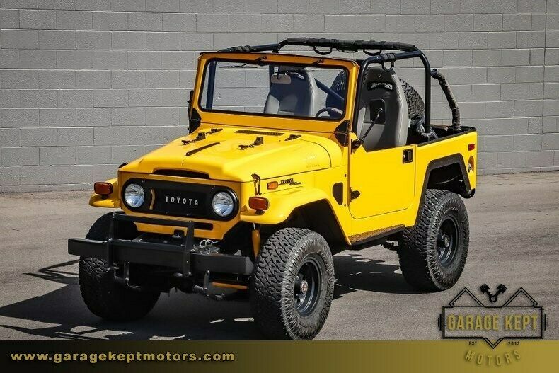 1970 toyota land cruiser fj40 baja yellow suv 350 v8 63886 miles