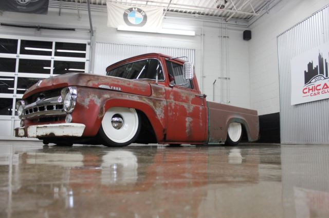 1957 ford f350 custom rat rod diesel hot cummins air bag