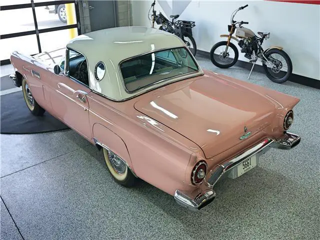 1957 ford thunderbird roadster 77,393 miles dusk rose automatic