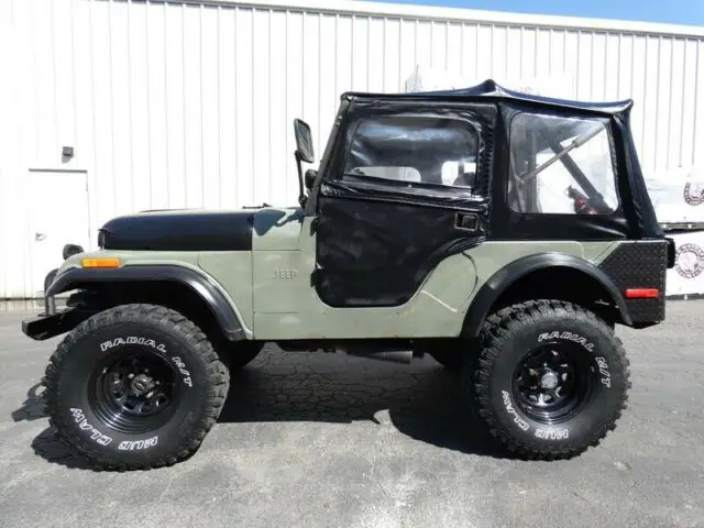 dream machines indian 1971 jeep cj-5 1 green