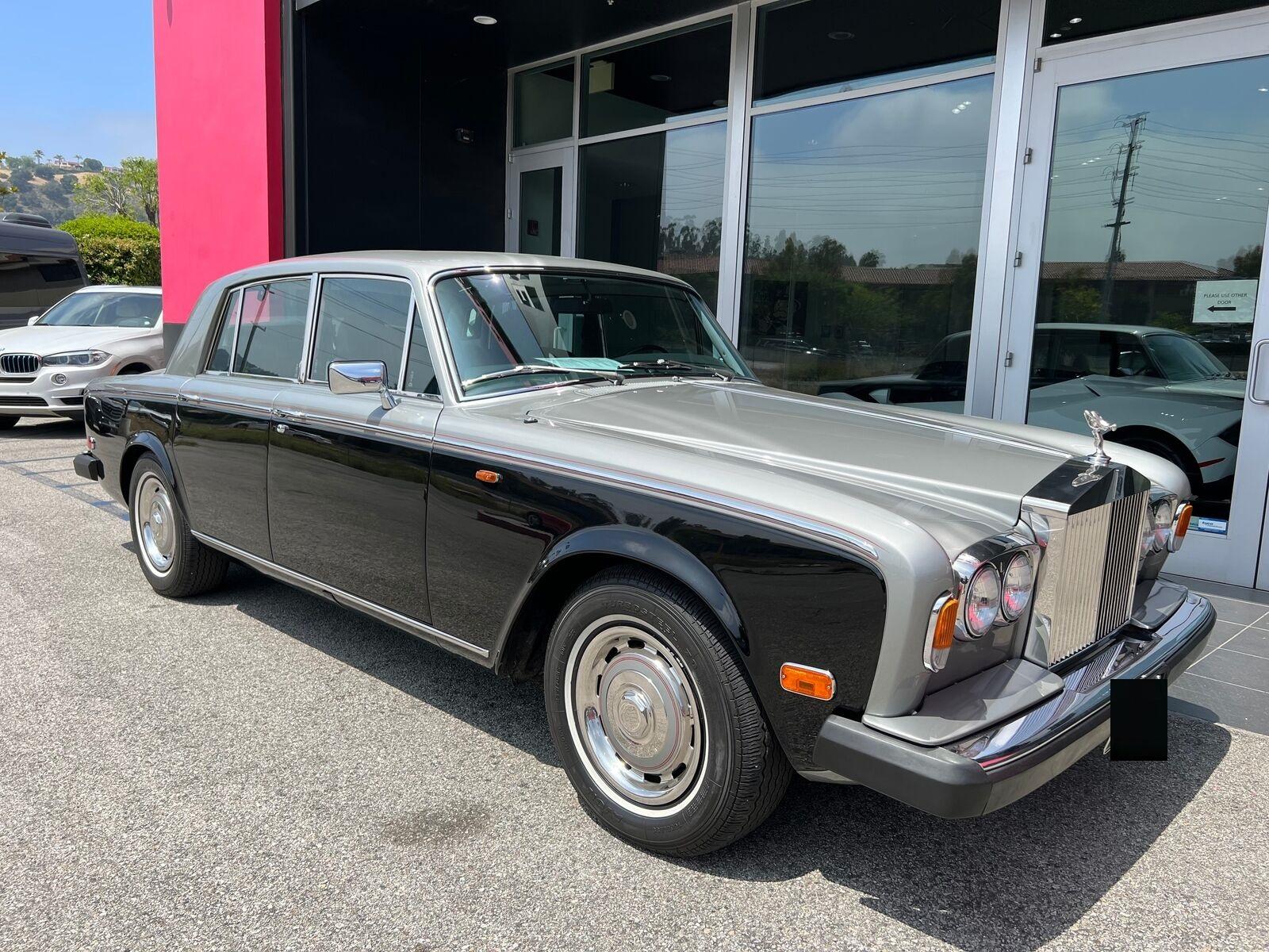1980 rolls royce silver shadow ii black sedan 24044 miles