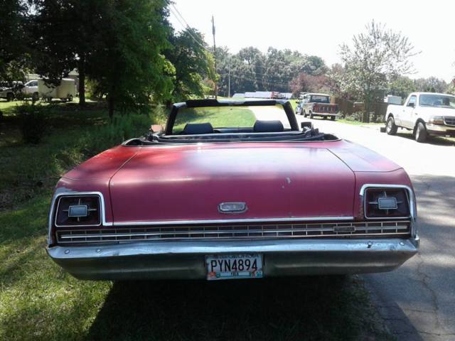1969 ford xl convertible factory 390 a/c car hide away headlights
