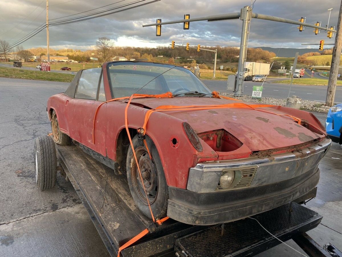 1971 porsche 914 convertible red rwd manual appearance package