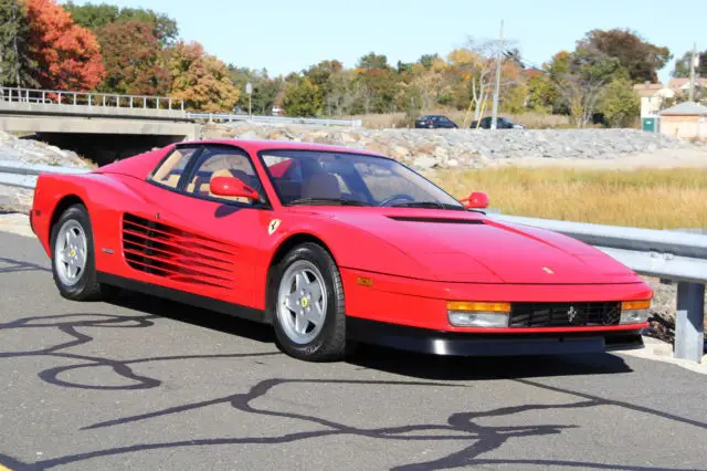 1988 ferrari testarossa "low miles, well maintained