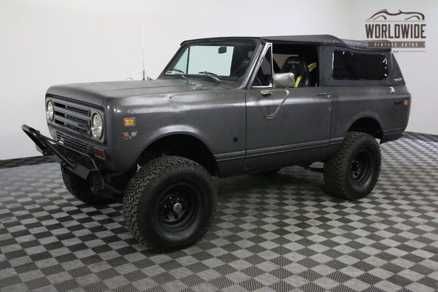 1972 gray hot rod 396 v8 auto soft top 4x4!