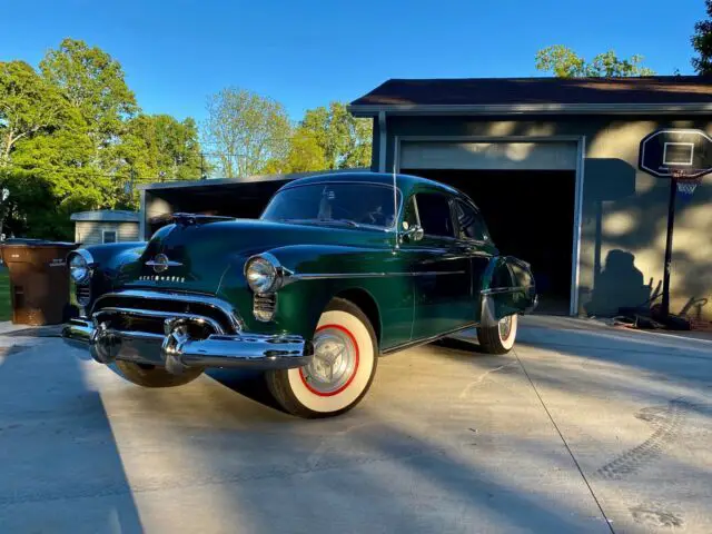 1950 oldsmobile 88 sedan green rwd automatic futuramic rocket 88