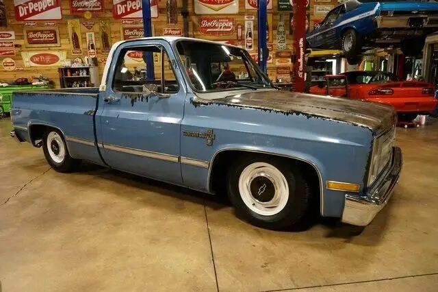 1985 chevrolet c 10 custom delux 78 miles blue 2d standard cab zz6 tremec tko 50