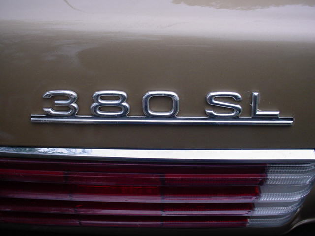 mercedes- benz 380 sl convertible, "excellent condition"