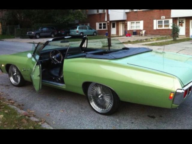 impala convertible 350 small block, 1968 , daytons, classic old school, run driv