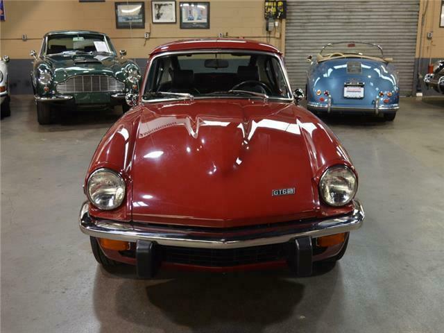 1973 triumph gt6 mkiii 84k miles,red/blk serviced,collector car,4 speed manual