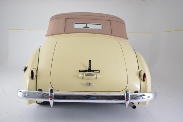 1939 packard 1700 convertible coupe 100 miles manual