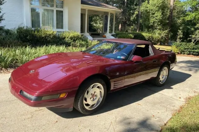 1993 chevrolet corvette convertible 40th anniv. lt1 5.7l v8 rwd auto 50k miles