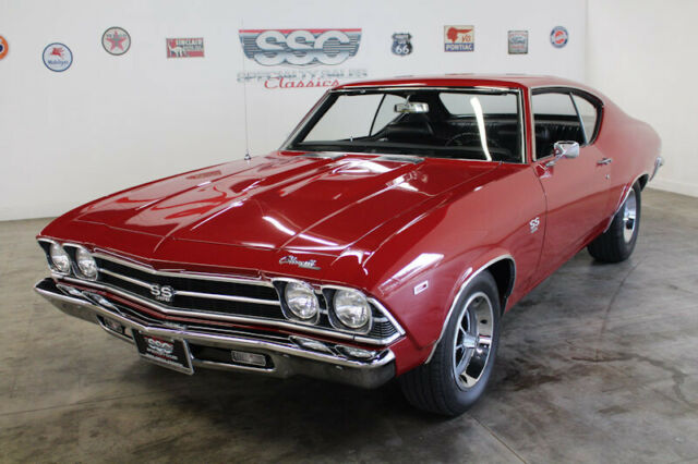 1969 chevrolet chevelle 58721 miles red sport coupe