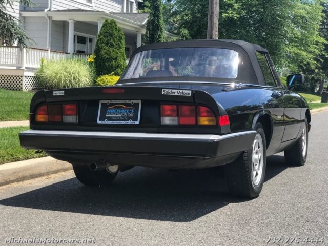 1987 alfa romeo spider veloce graduate