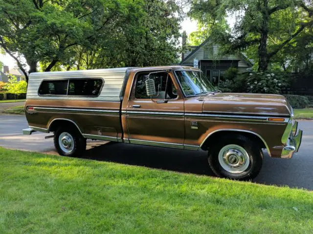 1 family owned 1973 ford f250 camper special factory air only 62,624 orig miles
