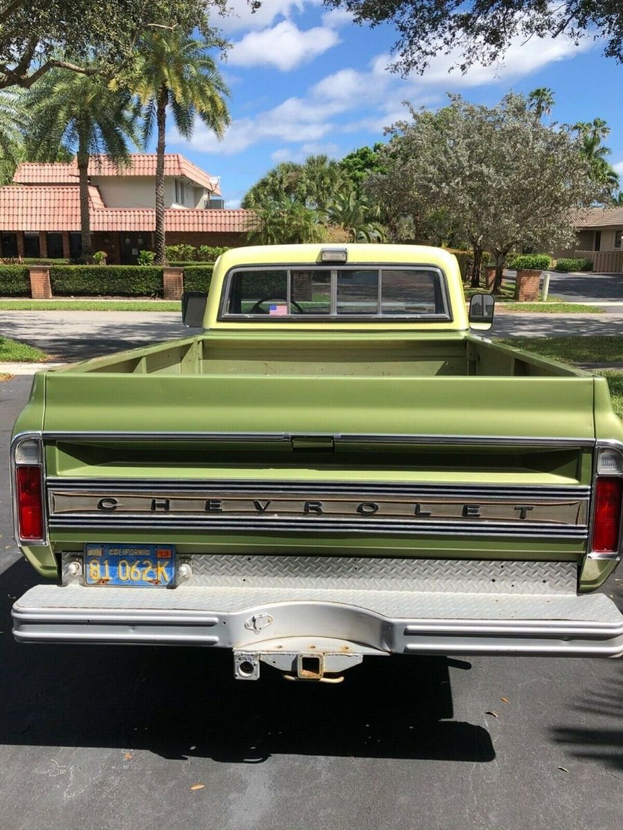 1972 chevrolet c20 cheyenne/custom camper