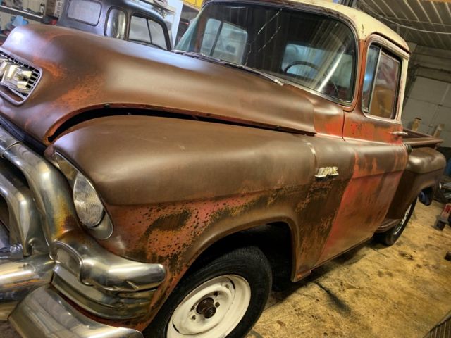 1956 g m c pickup shortbox half ton 1955